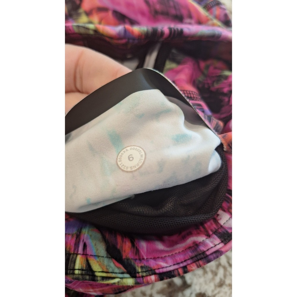 Lululemon Women's Base Pace High Rise Running Tight Floral Electric Size 6 - Picture 3 of 4